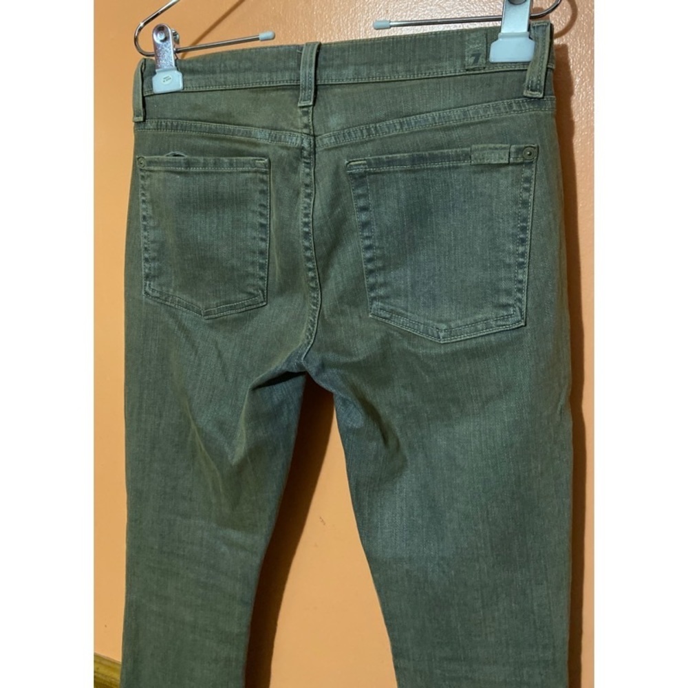 Cropped Skinny Ankle Zip Jeans - Picture 6 of 8